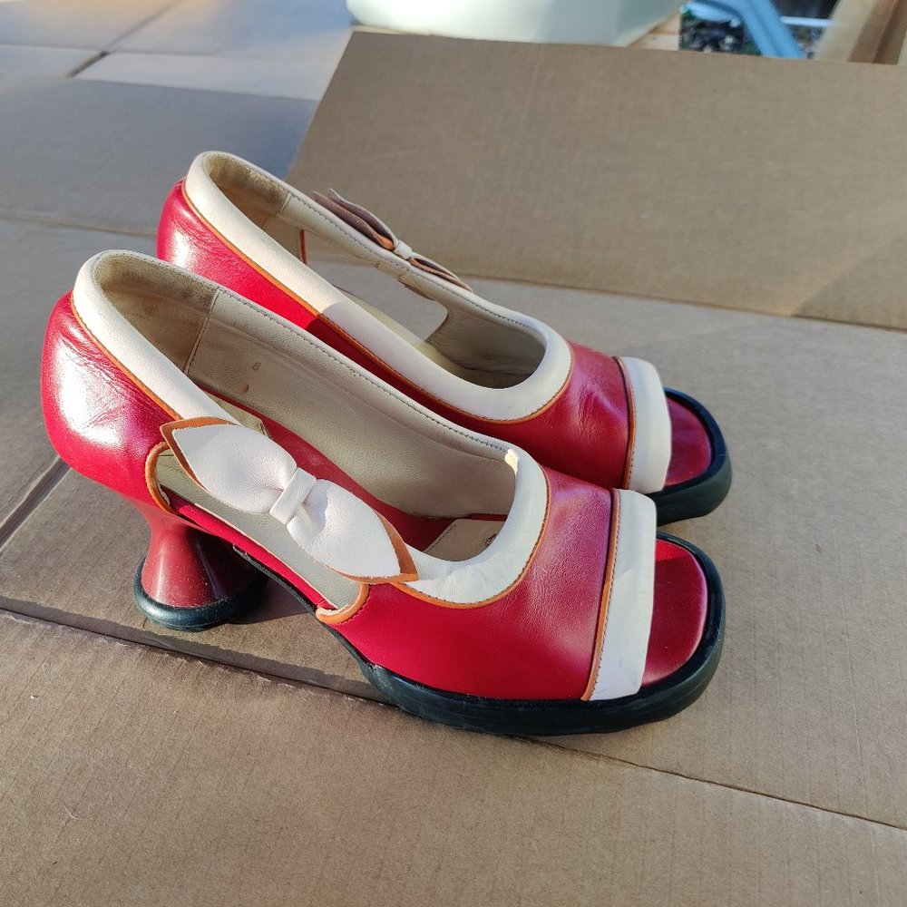 John Fluevog - Mini - Bebe - Red - size 8